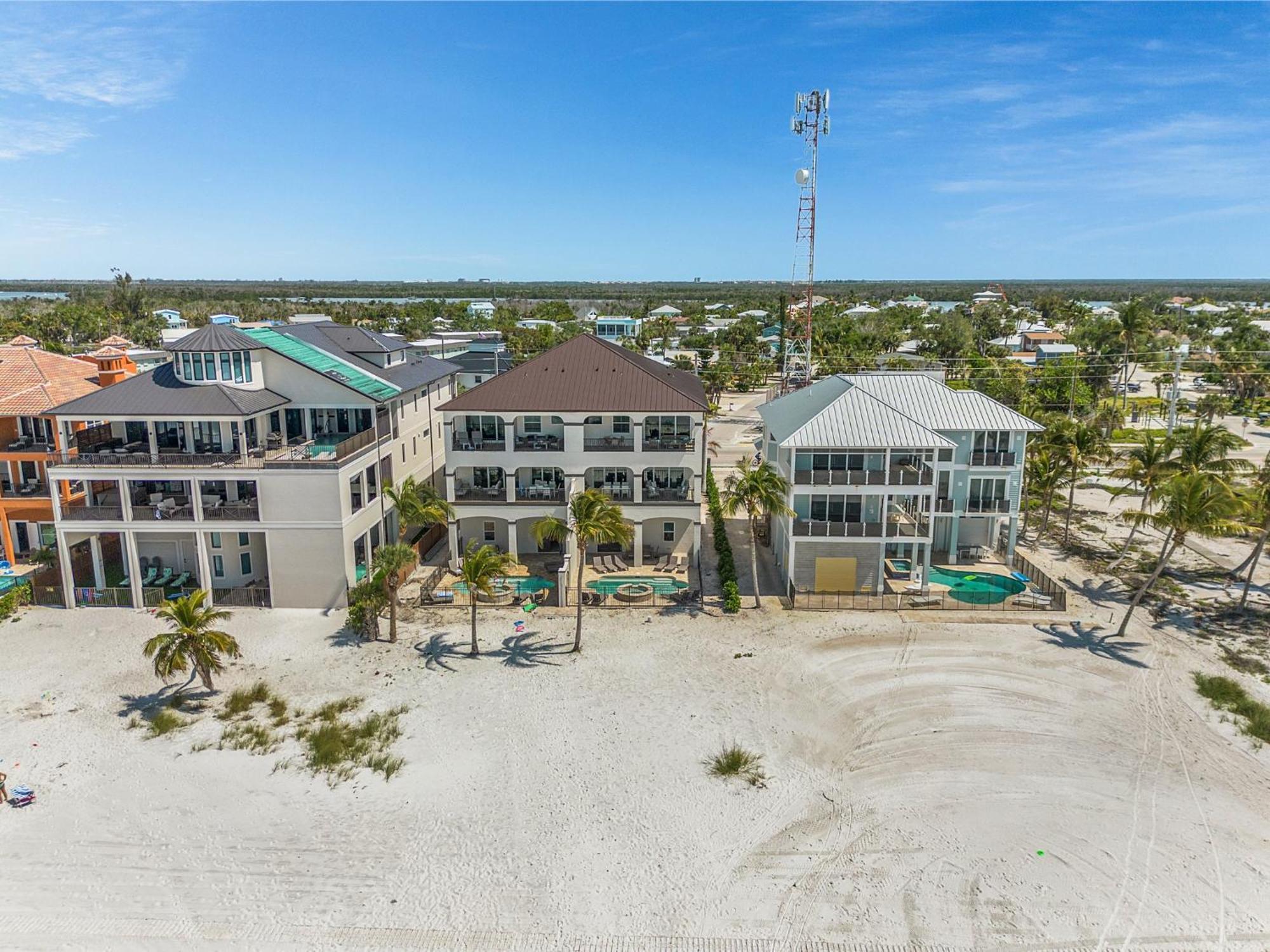 Gulf-Front 10Br Estate: Private Pools, Spas, Views Villa Fort Myers Beach Buitenkant foto