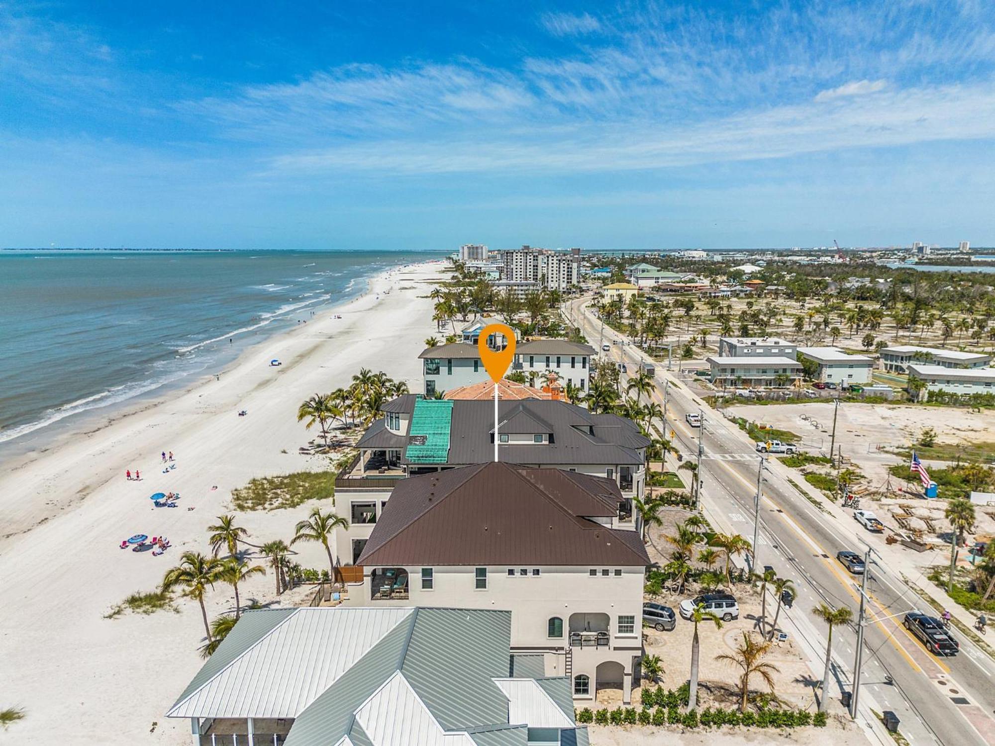 Gulf-Front 10Br Estate: Private Pools, Spas, Views Villa Fort Myers Beach Buitenkant foto