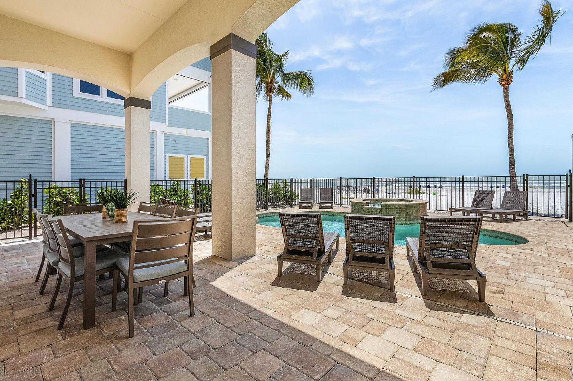 Gulf-Front 10Br Estate: Private Pools, Spas, Views Villa Fort Myers Beach Buitenkant foto